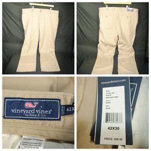 Vineyard Vines Breaker Pants Cotton Blend Beige